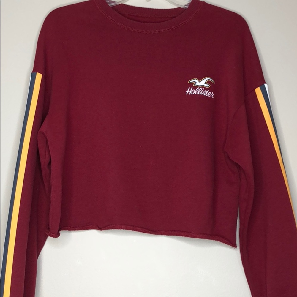 Womens hollister cropped crew neck size xs